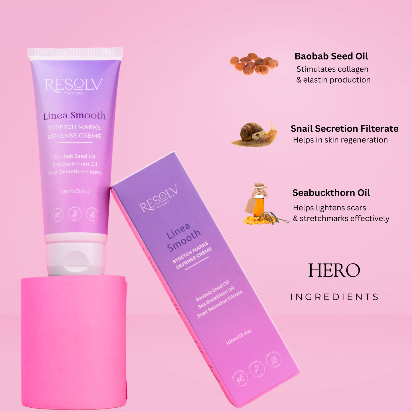 MOM TO BE COMBO (100 ML, Pack of 2, LINEA SMOOTH + HYDRA RENEW)
