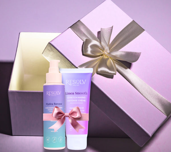 HORMONE SAFE GIFT SET FOR NEW MOM (100 ML, Pack of 2, LINEA SMOOTH + HYDRA RENEW + GIFT BOX)