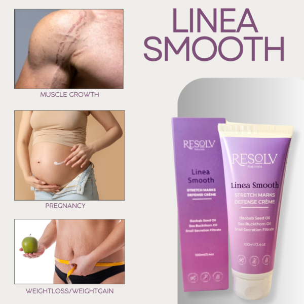 Pack of 2 -LINEA SMOOTH - Stretch Marks and Defense Crème - Image 5